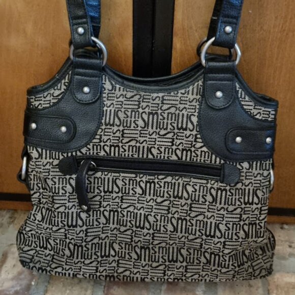 Stone Mountain Signature Medium Shoulder Bag, Double Handle. - Picture 2 of 8